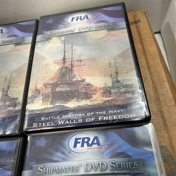 FRA Shipmates 6 DVD Series History of the U.S. Navy Seals plus others SEE PICS - Picture 4 of 13